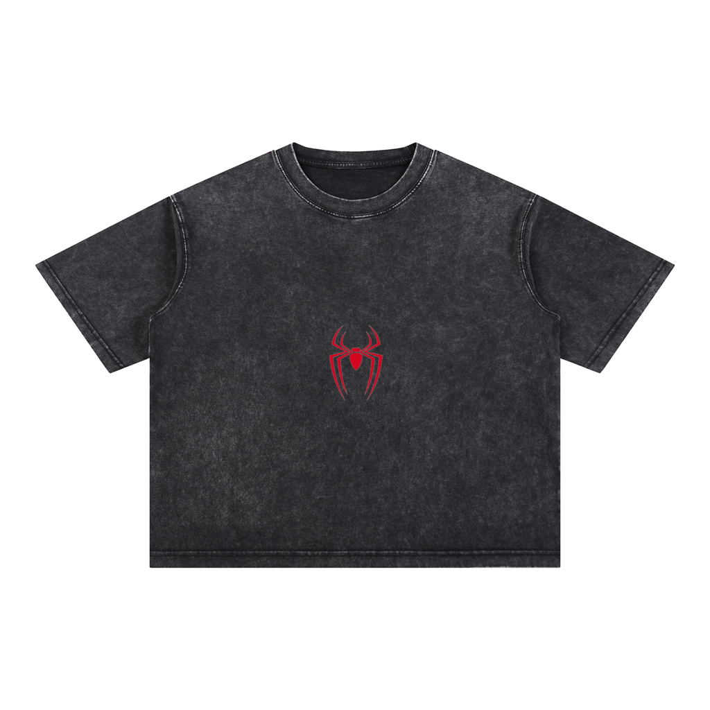 Spider Siyah, Kırmızı T-Shirt
