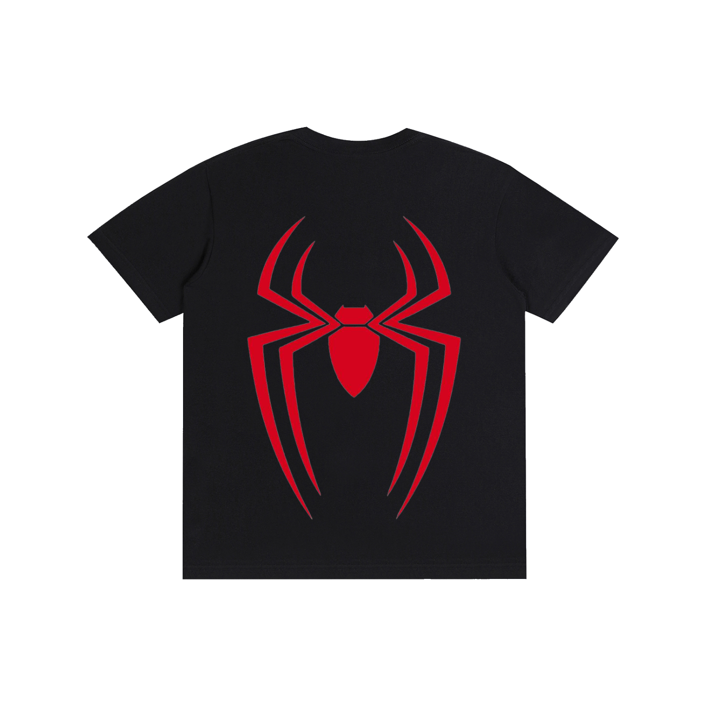 Spider Siyah İnce T-Shirt