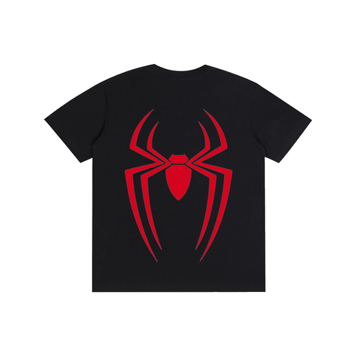 Spider Siyah İnce T-Shirt