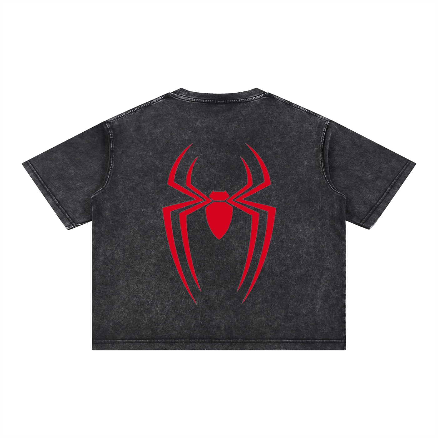 Spider Siyah, Kırmızı T-Shirt